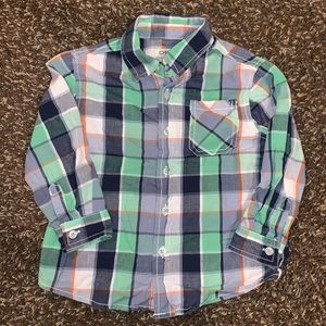 Toddler boy button up shirt